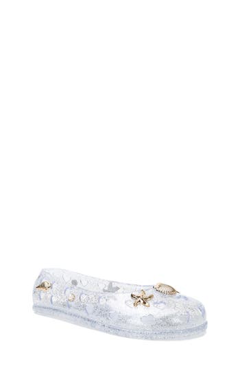 Yoki Kids' Sealife Jelly Flat In Transparent