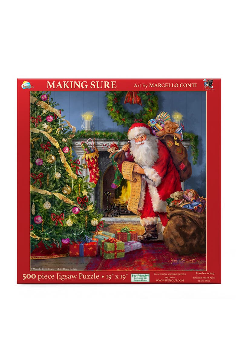 Sunsout Making Sure 500 piece Jigsaw Puzzle for Adults, Alternate, color, Multicolor