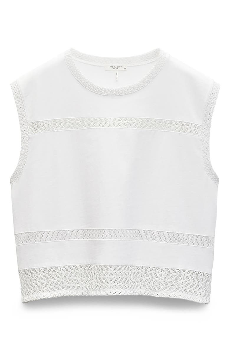 rag & bone Rosie Muscle Tank, Alternate, color, White