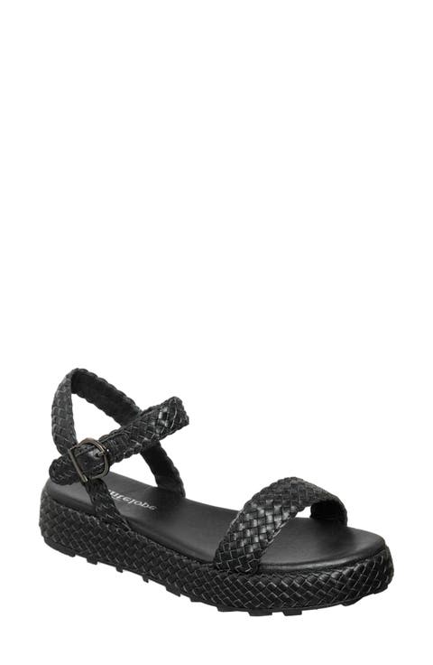 Brenna Woven Leather Sandal (Women)