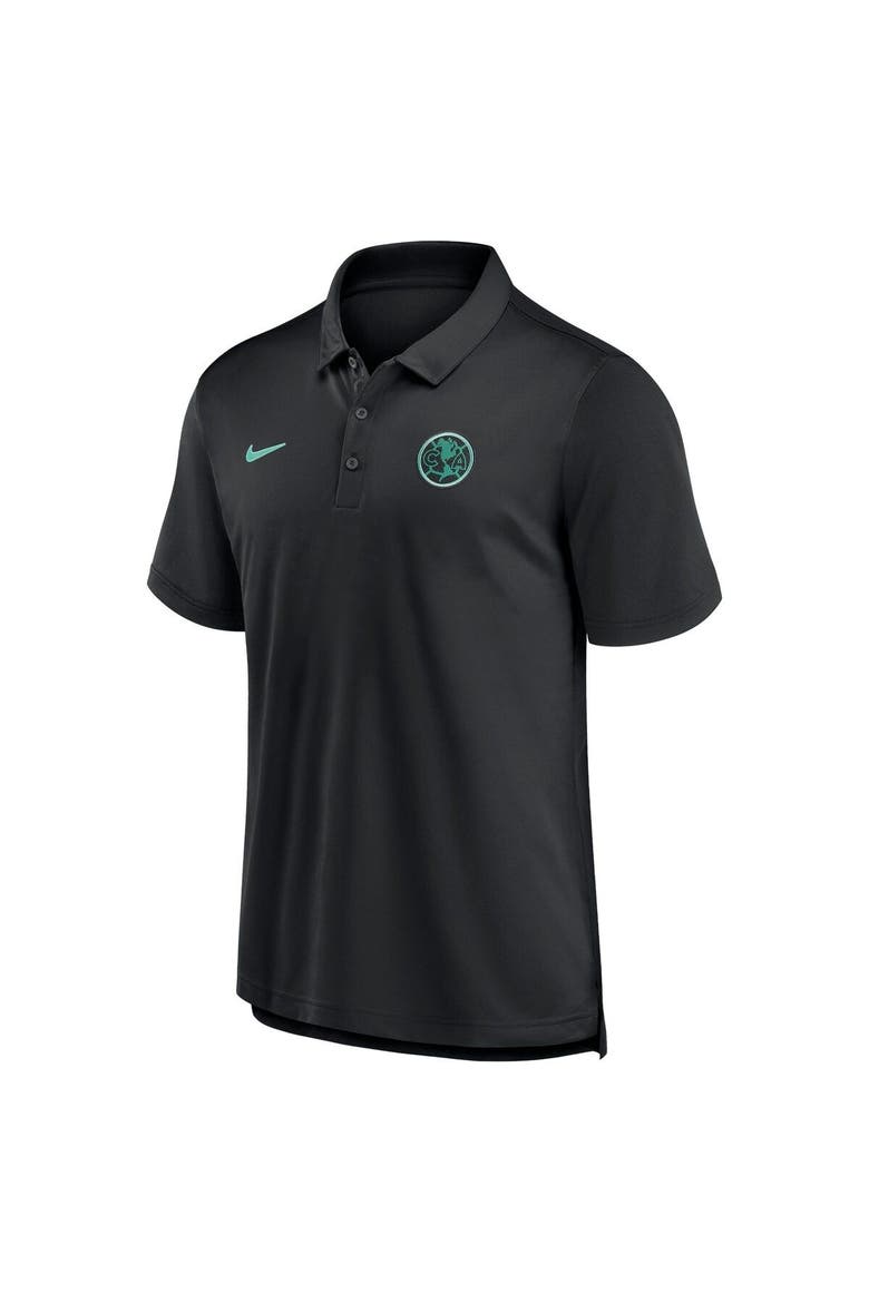 Men's Nike Black Club America Slim 2.0 Polo, Alternate, color, Black