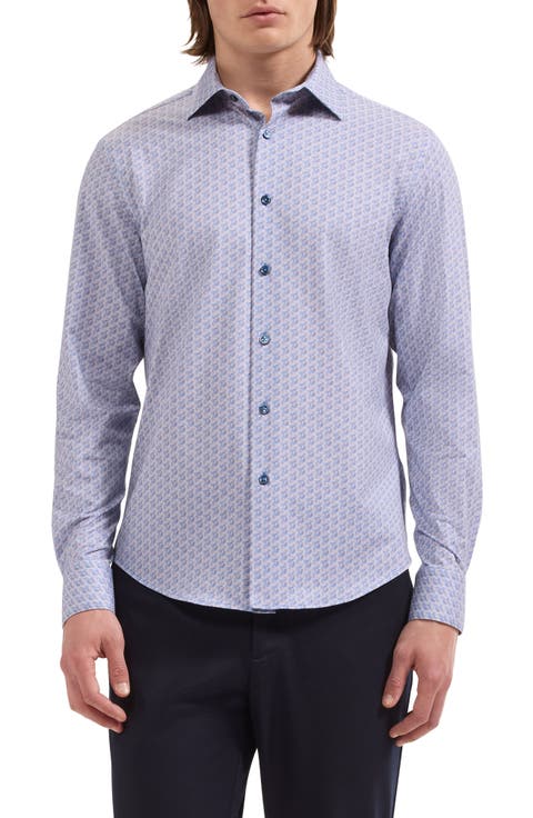 James OoohCotton® Print Button-Up Shirt