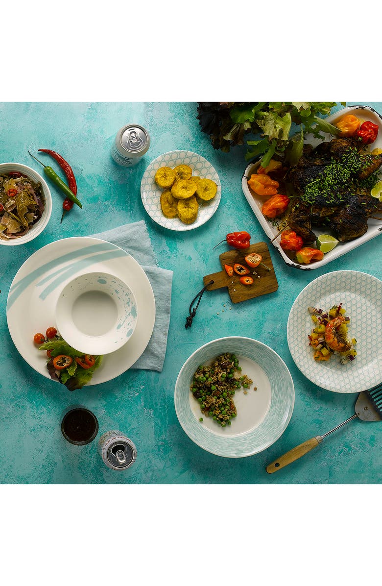 Royal Doulton Pacific Mint Dots Set of 6 Mugs, Alternate, color, 