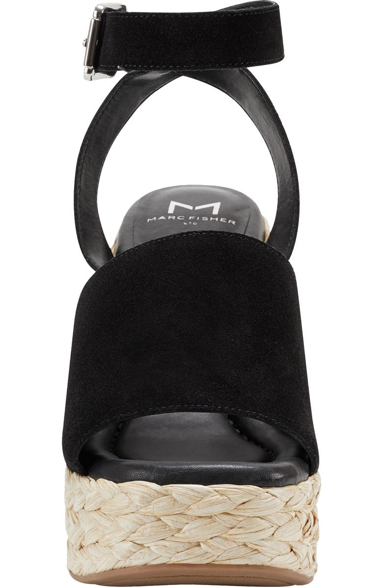 Marc Fisher LTD Nelly Ankle Strap Wedge Sandal, Alternate, color,