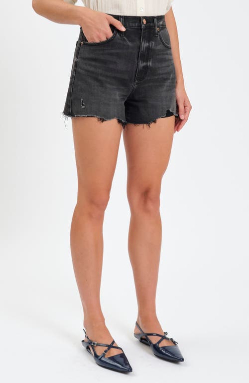 Daze Knockout Highrise Denim Short In Night Life Vintage In Night Life Vintage