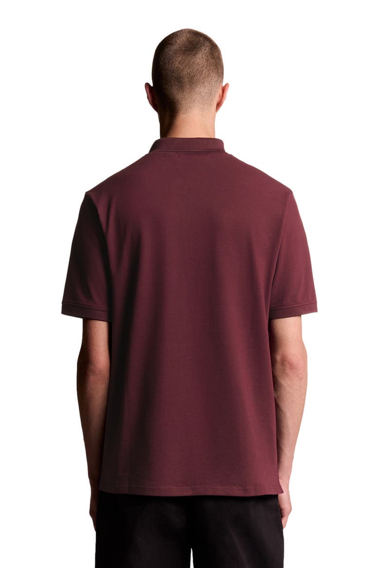 Plain Polo Shirt, Alternate, color, Burgundy