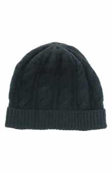 Portolano Cashmere Cable Knit Beanie