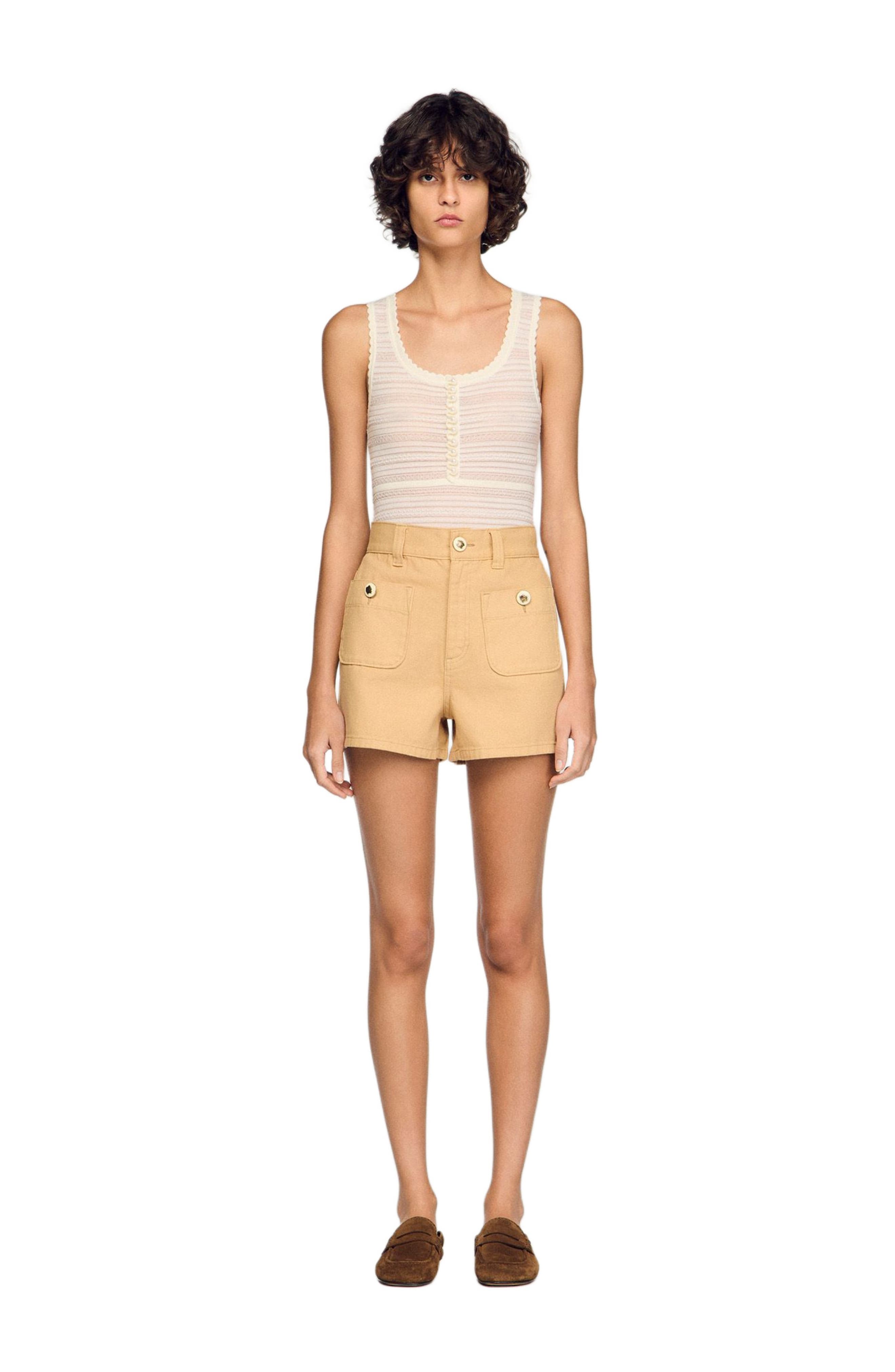 Denim shorts - image 2