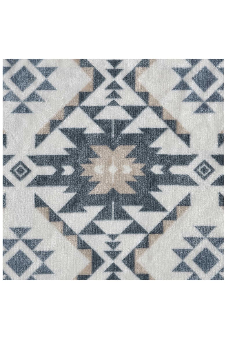 Dakota Reversible Faux Shearling Throw Blanket, Alternate, color, GREY