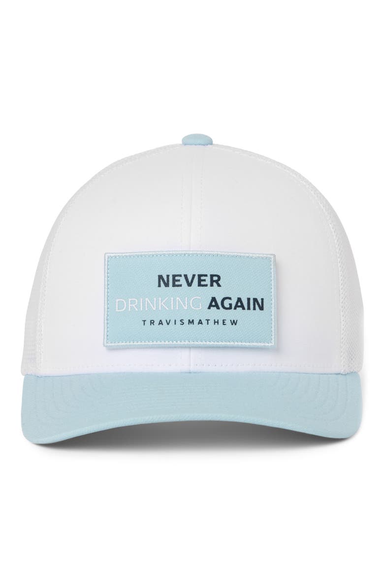 Full Send Snapback Baseball Cap, Alternate, color, WHITE