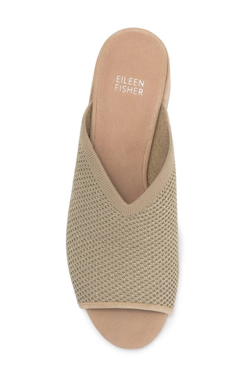Shop Eileen Fisher Fave Block Heel Sandal In Gold