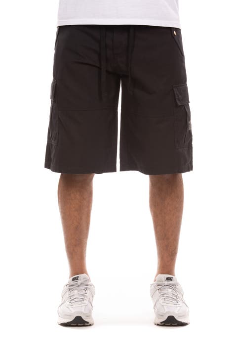 BB Drill Drawstring Cargo Shorts