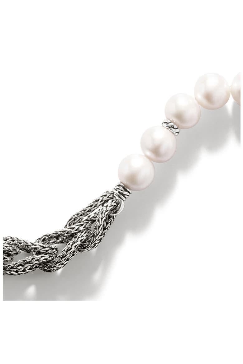 Surf Bracelet, Silver, Pearls, 10.5mm, Alternate, color, SILVER