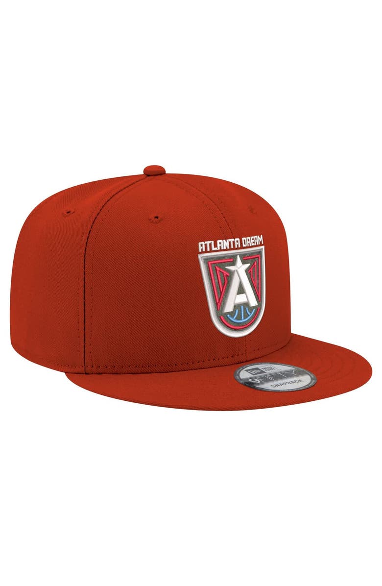 New Era Unisex New Era Red Atlanta Dream Logo 9FIFTY Snapback Hat, Alternate, color, Red