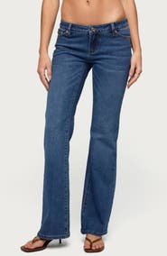 EDIKTED Vania Low Rise Bootcut Jeans