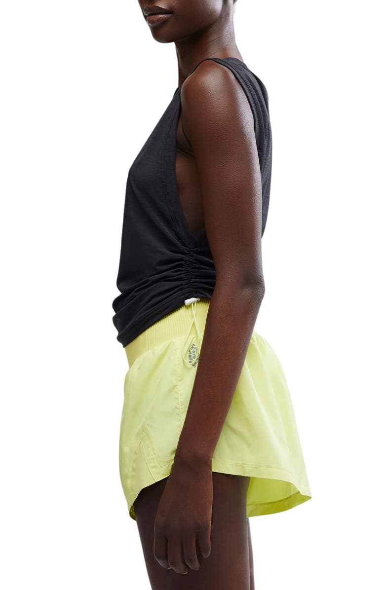 Free People FP Movement Sport Mode Logo Muscle T-Shirt, Alternate, color, Black Logo