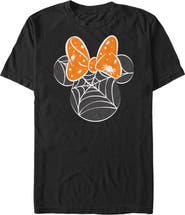 Mickey & Friends Men's Mickey & Friends Minnie Web Silhouette T-Shirt