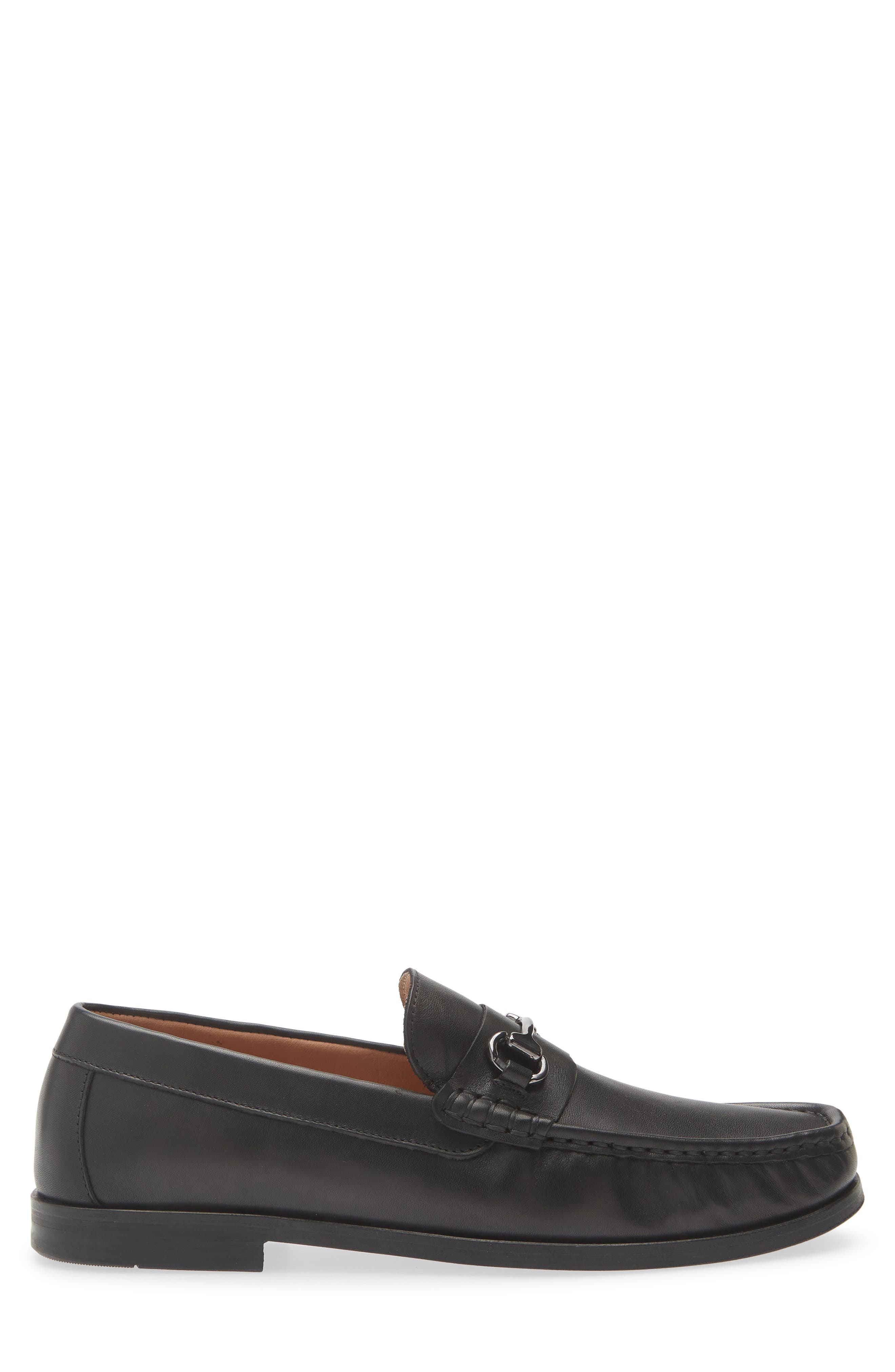 Giacomo Leather Loafer, Alternate, color, BLACK