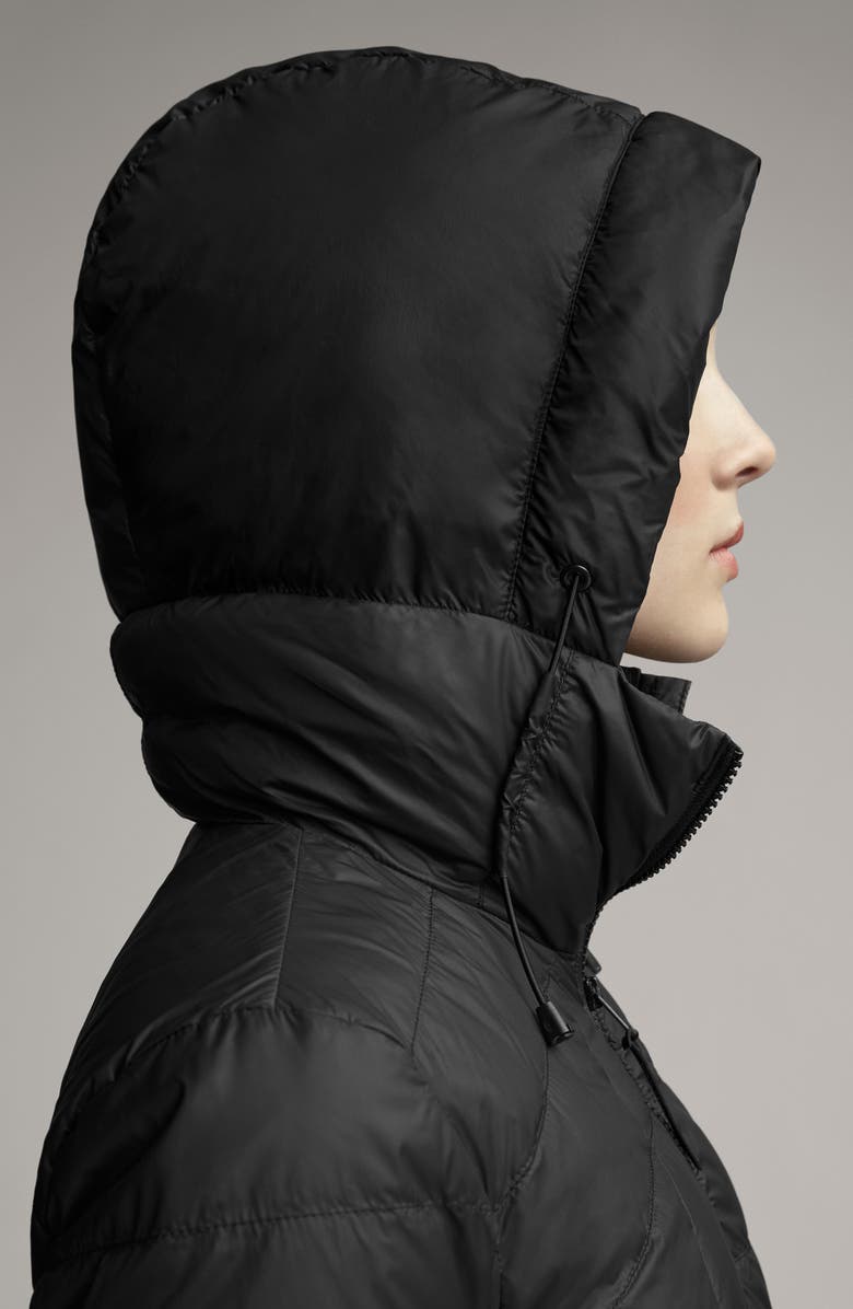 Canada Goose Abbott Packable Hooded 750 Fill Power Down Jacket, Alternate, color, Black