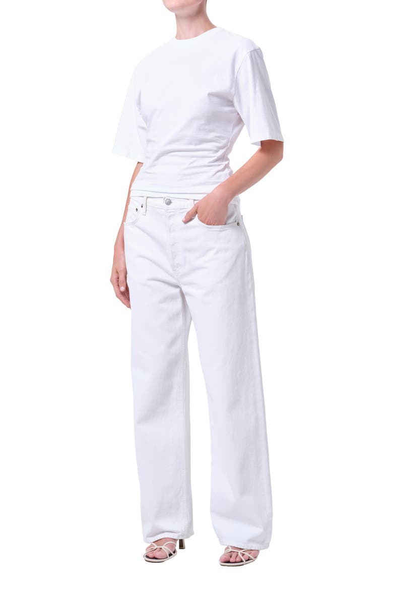 Storey Drape Tee, Alternate, color, WHITE