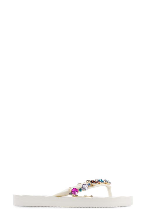 Zigi Quentin Flip Flop In White