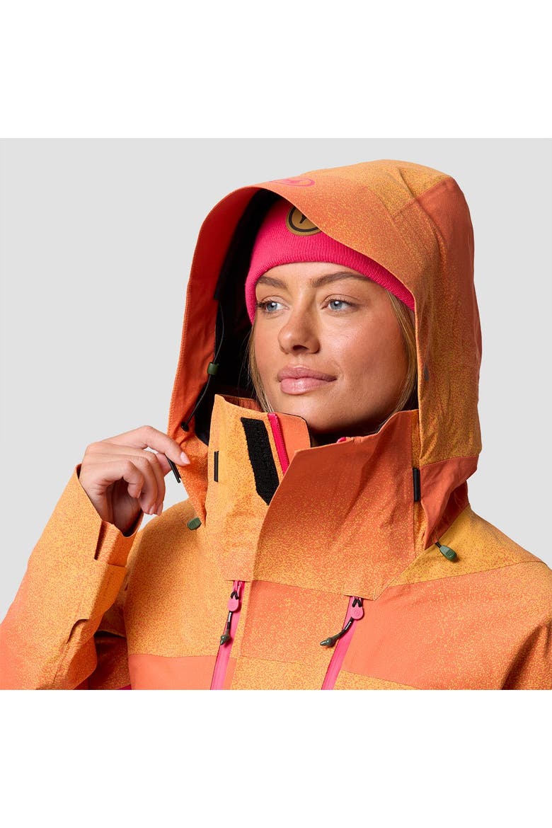 Cottonwoods Lt Xpore 3L Jacket - Women's, Alternate, color, Boundary Orange Ombre/Black