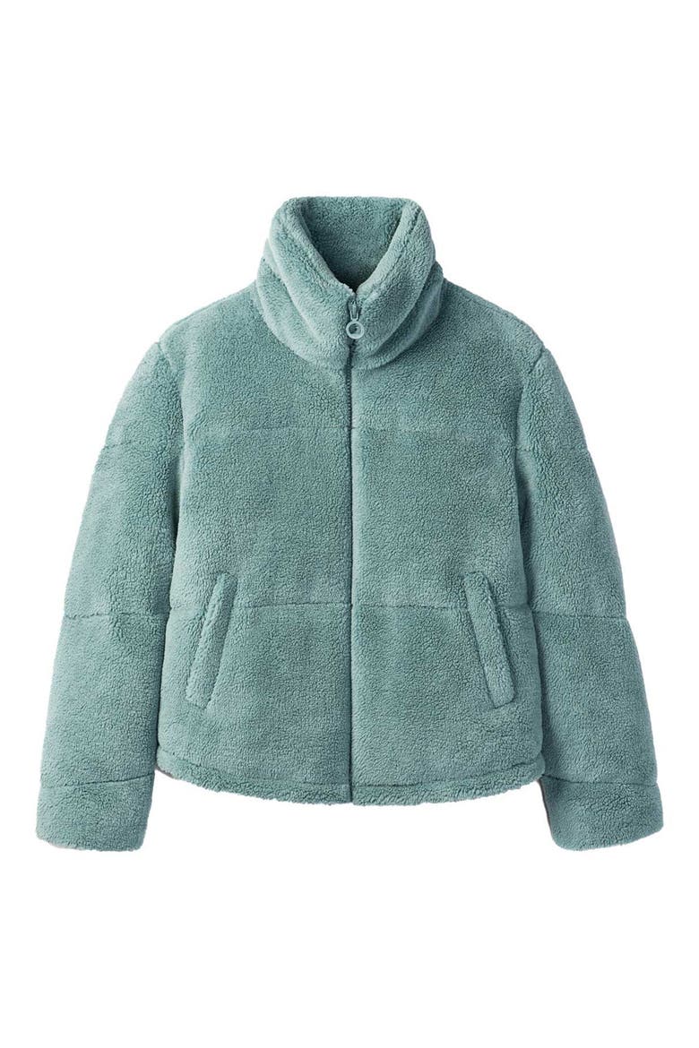 Kamala Faux Shearling Coat, Main, color, ATLANTIC