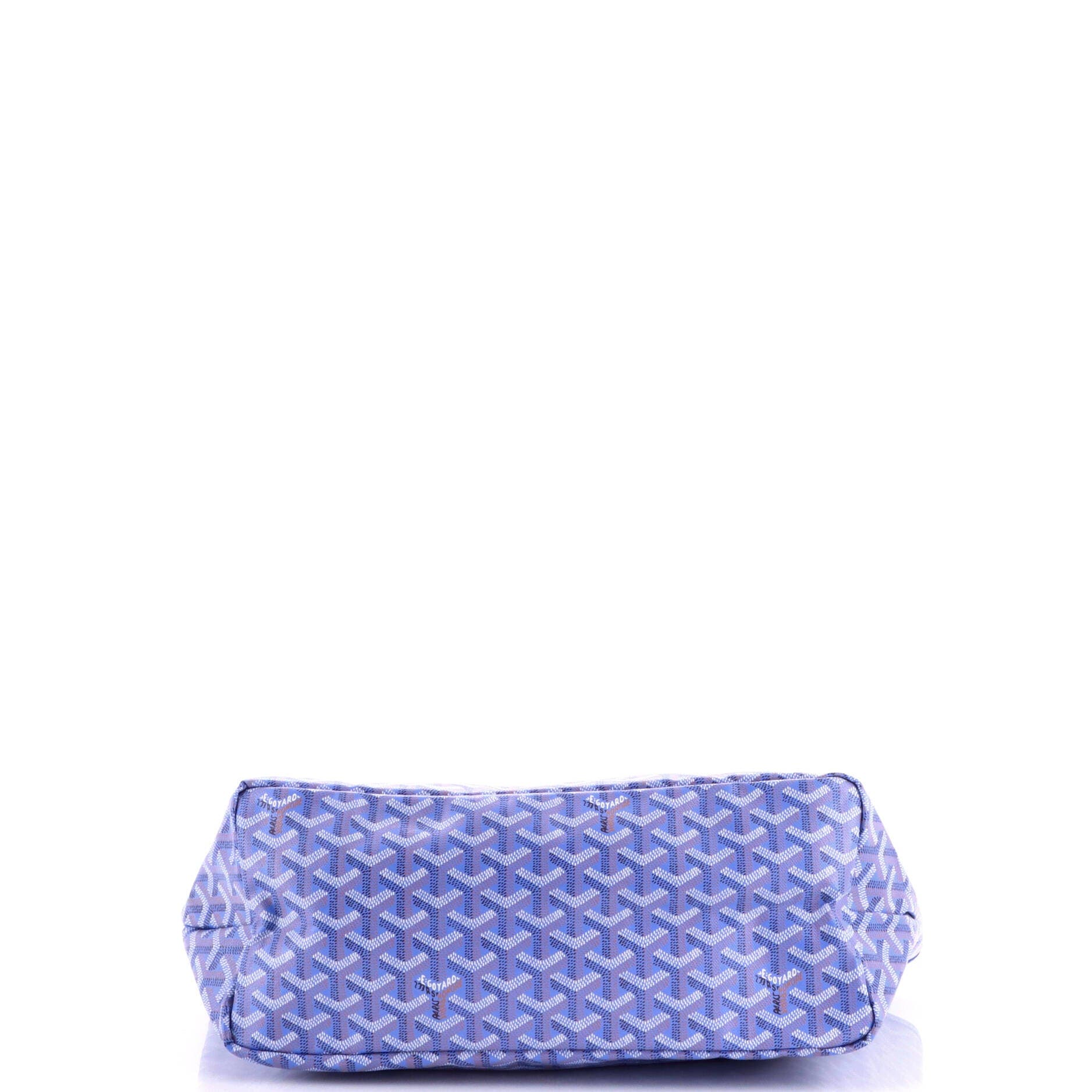 Saint Louis Reversible Tote Coated Canvas and Printed Canvas PM, Alternate, color, Blue
