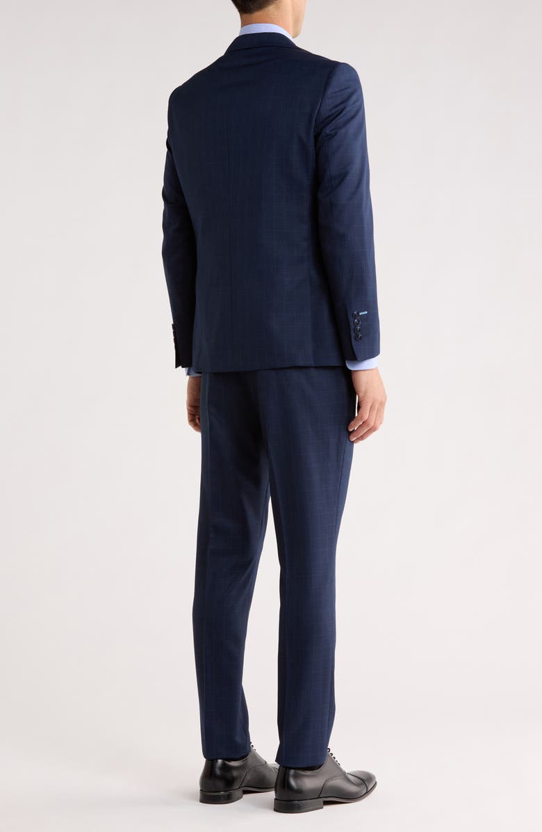 Scotch & Soda Glen Plaid Two-Piece Suit, Alternate, color, Navy