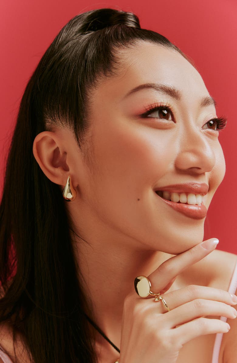 Ana Luisa Gold Statement Earrings - Kiara, Alternate, color, Gold