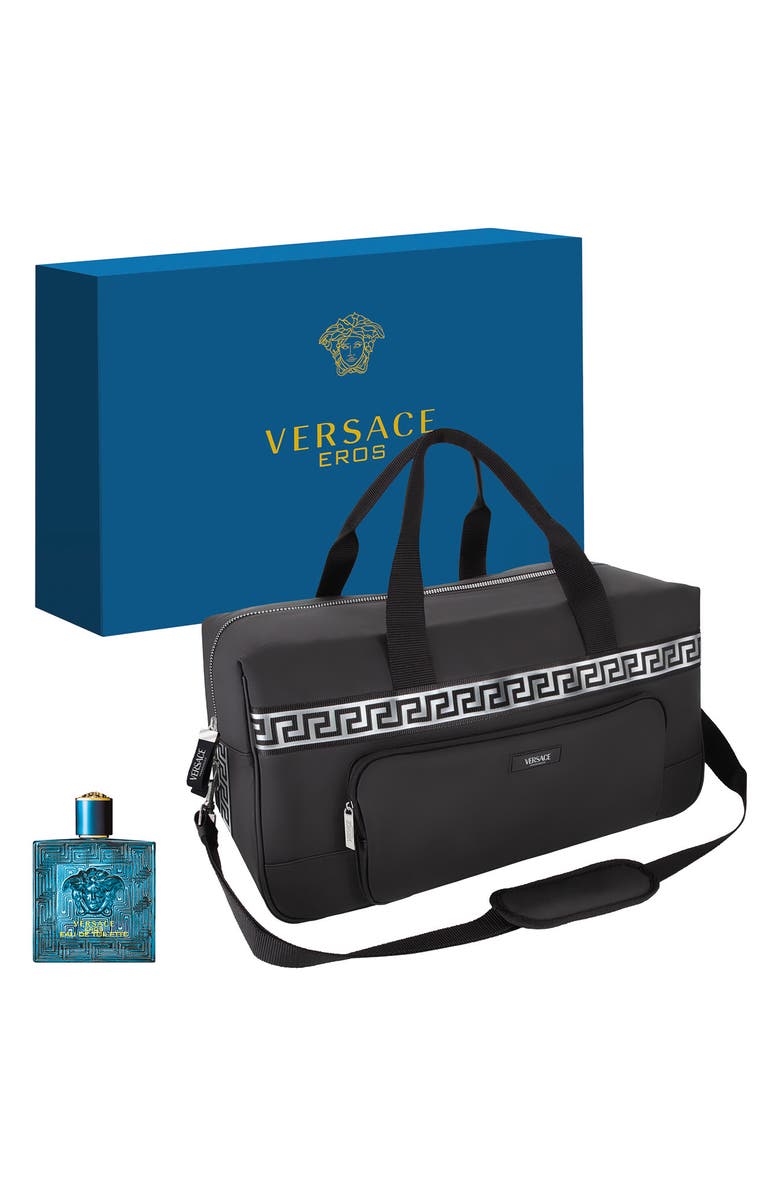 Versace Eros Eau de Toilette & Cooler Bag Set $155 Value, Main, color, 