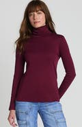 Lands' End Supima Cotton Fitted Long Sleeve Turtleneck