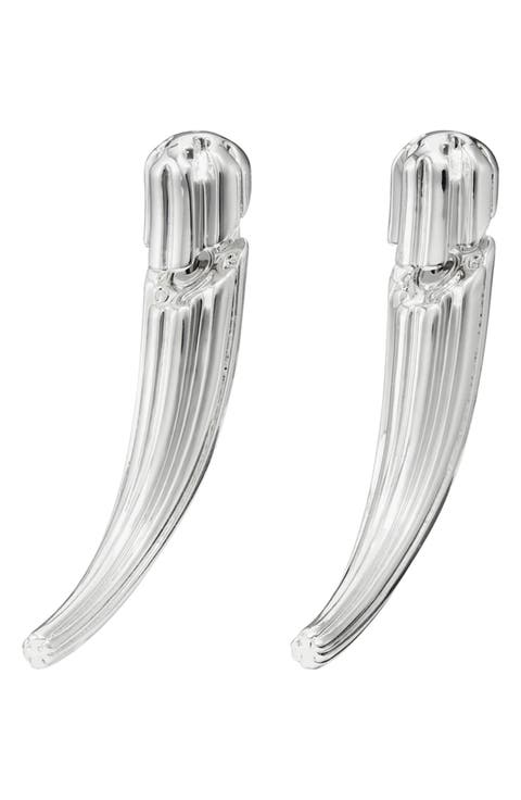 Pierced Front-Back Earrings