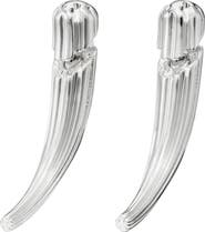 Tory Burch Pierced Front-Back Earrings