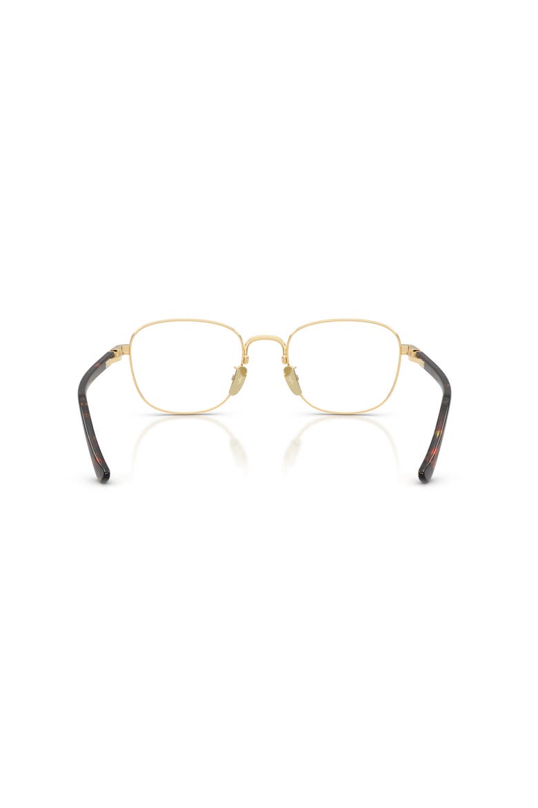 54mm Rectangle optical glasses, Alternate, color, Gold