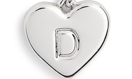 Kate Spade New York Initial Here Pendant Necklace In Silver