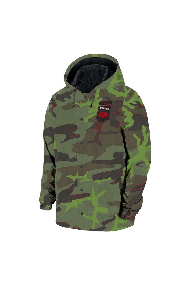 Men's Nike Camo Georgia Bulldogs Hoodie Full-Snap Jacket, Alternate, color, Camo