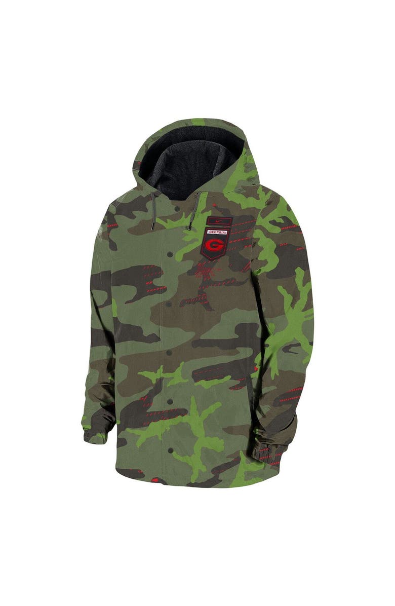 Nike Men's Nike Camo Georgia Bulldogs Hoodie Full-Snap Jacket, Alternate, color, Camo