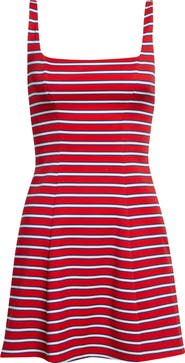 Alice + Olivia Julia Stripe Minidress