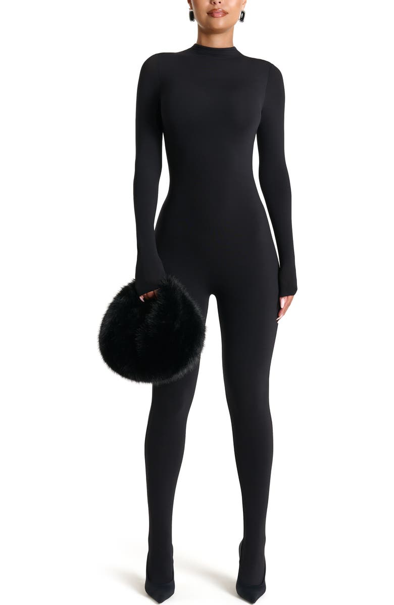 Naked Wardrobe Mini Faux Fur Bag, Alternate, color,