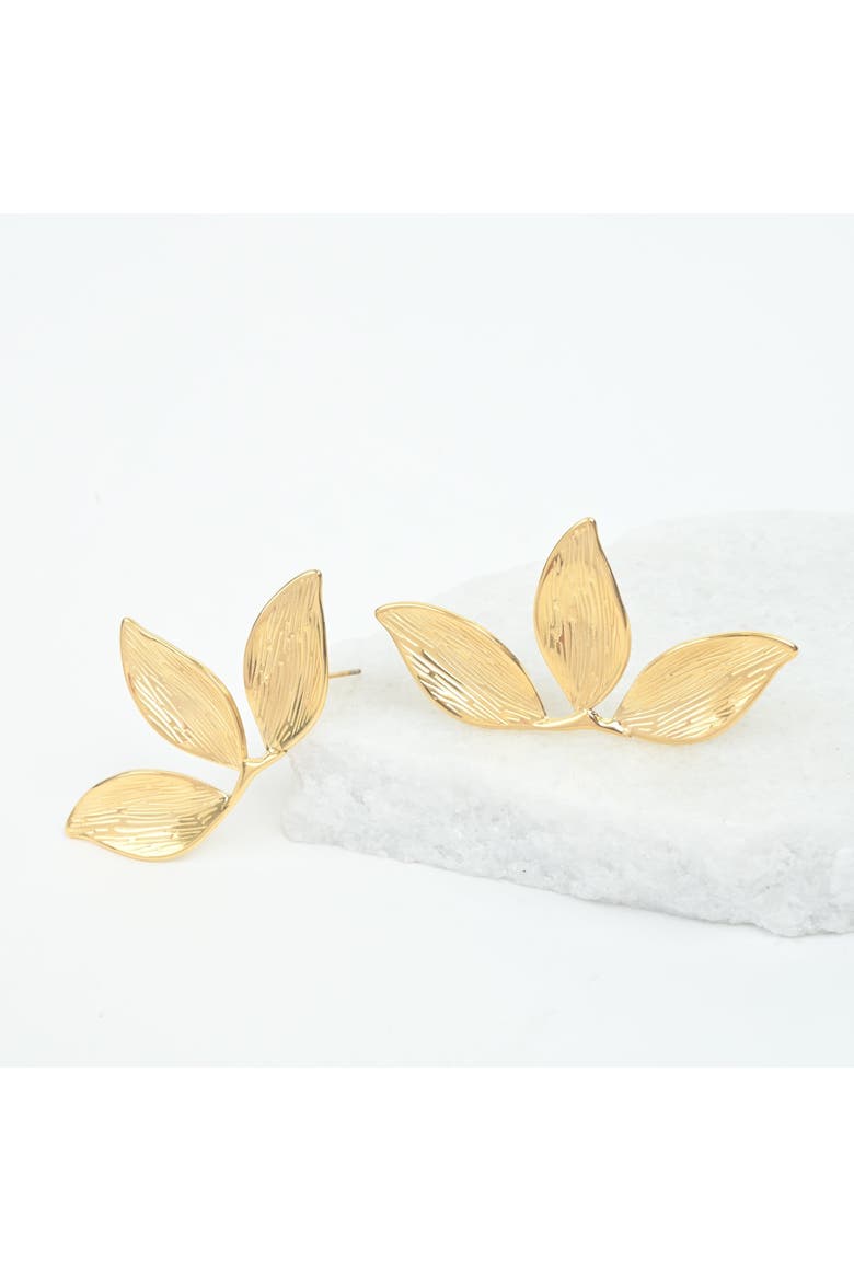 Golden Canopy Earrings, Main, color, Gold