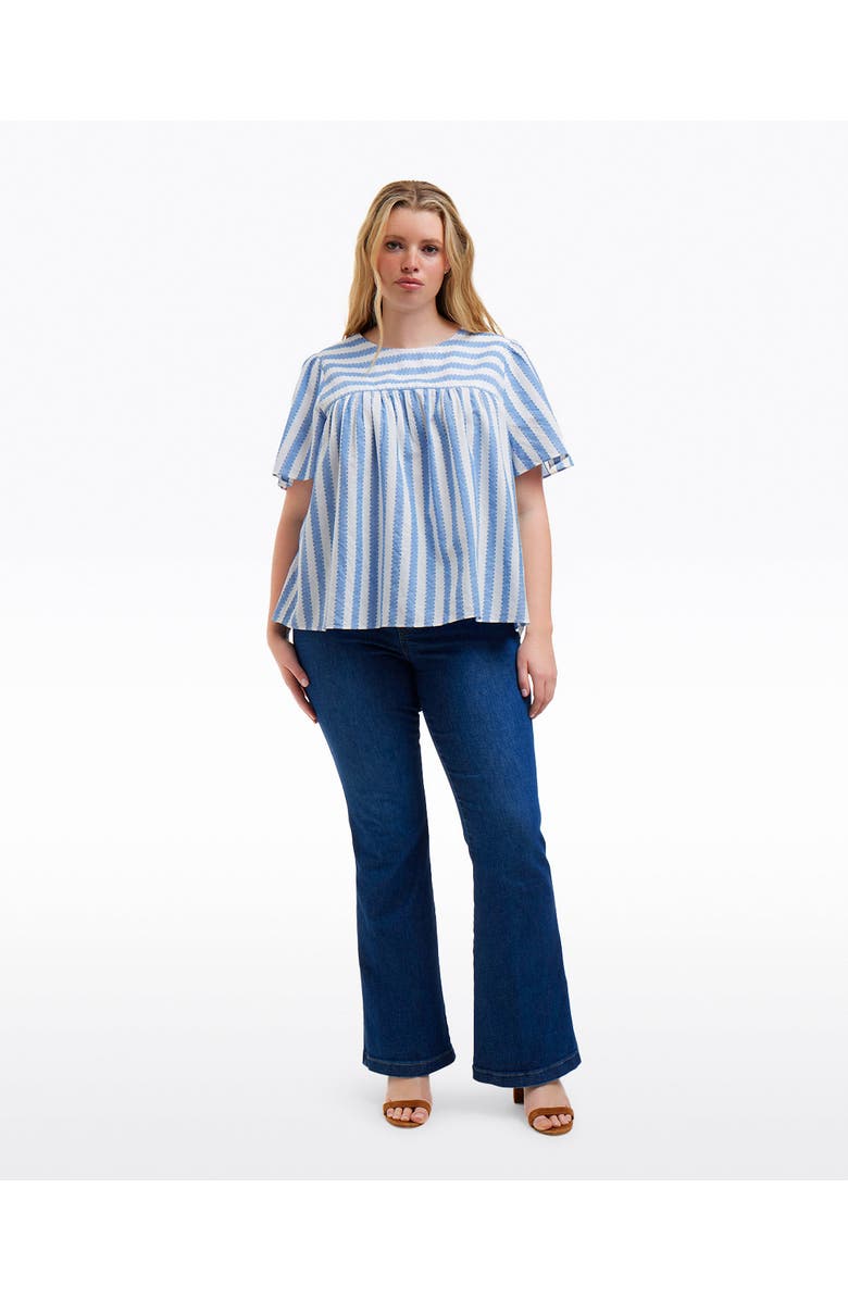 Draper James Flutter Sleeve Top, Alternate, color, 