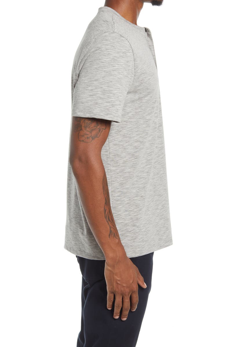 Vince Regular Fit Slub Heather Henley, Alternate, color, 