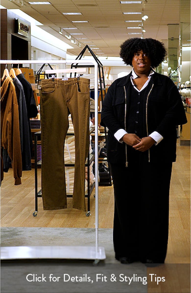 Slim Straight Stretch Twill 5-Pocket Pants, sales video thumbnail