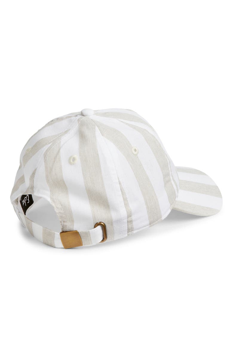 Echo Cassis Stripe Cotton Baseball Cap, Alternate, color, 