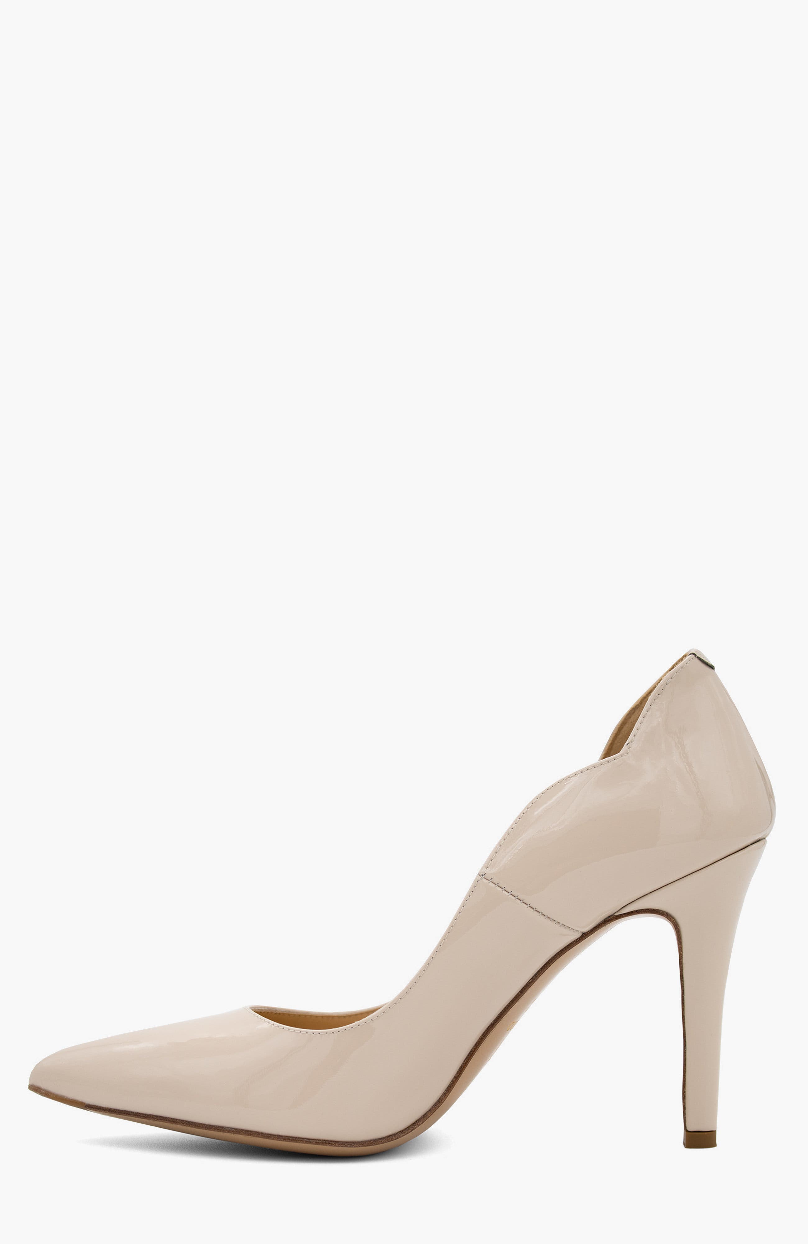 All In Patent Leather High Heel Pump, Alternate, color, Beige