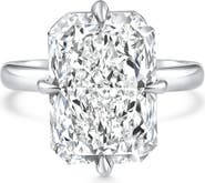 Bliss Diamond Certified 11Ct Radiant Diamond Solitaire Engagement Ring 14k Gold/Pt Lab Grown