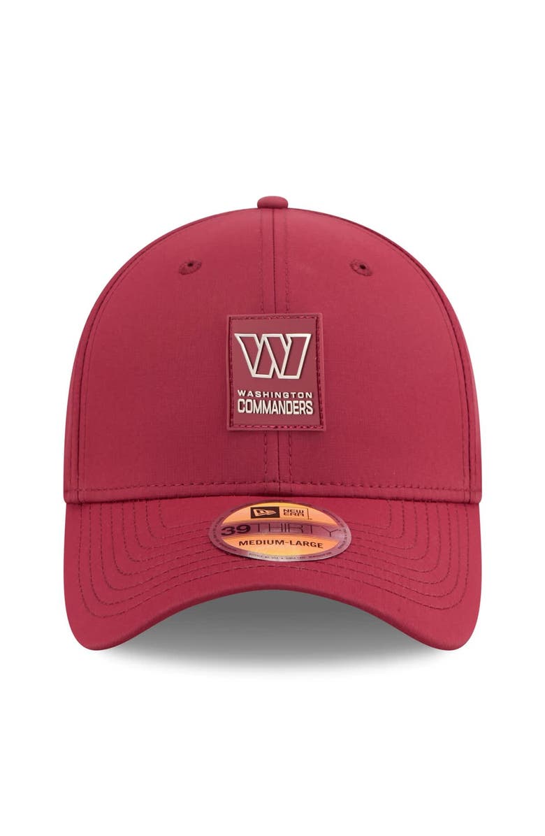 New Era Men's New Era Burgundy Washington Commanders 2025 Sideline 39THIRTY Flex Hat, Alternate, color, Burgundy
