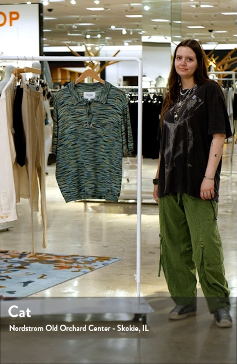 Space Dye Pocket Sweater Polo, sales video thumbnail