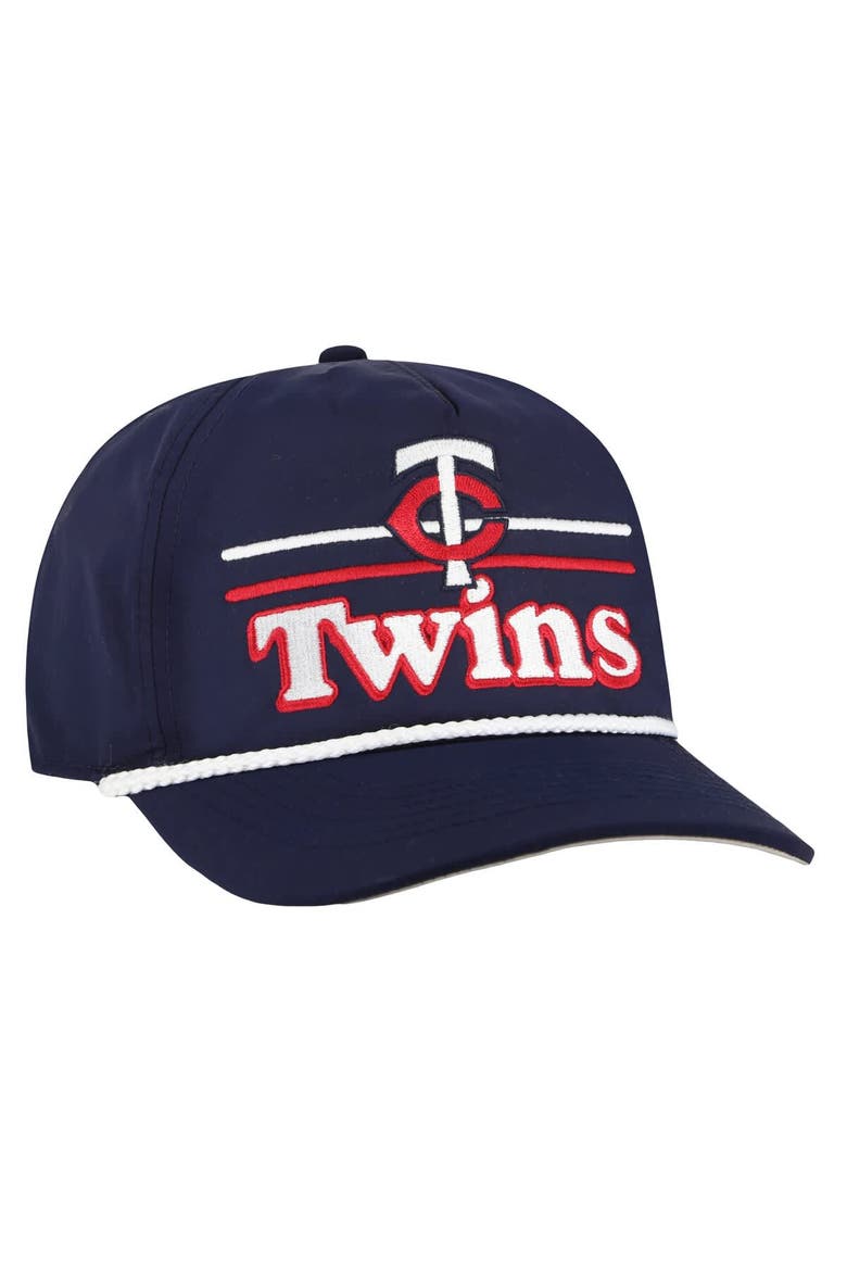 Men's '47 Navy Minnesota Twins Campscape Hitch Adjustable Hat, Main, color, Navy